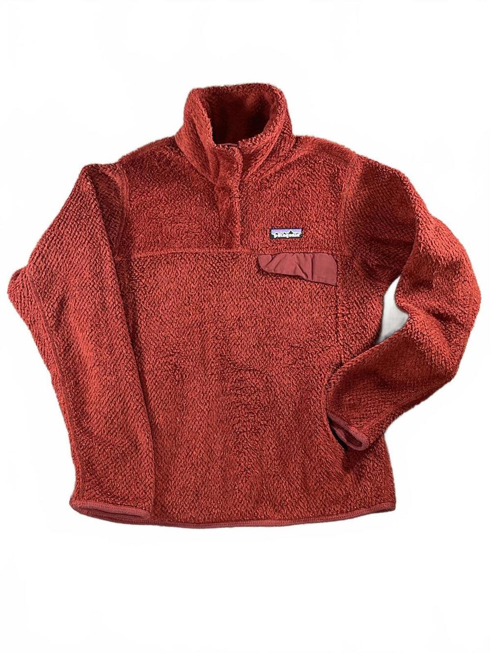 Patagonia Women's S Worn Wear Re-Tool Snap-T Pullover Burg